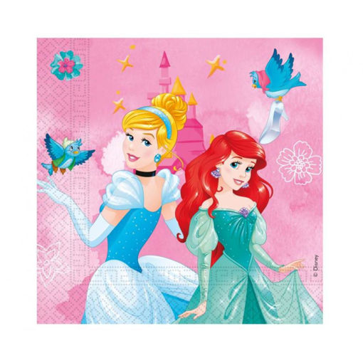 Picture of PRINCESS PAPER NAPKINS 33X33CM - 20 PACK